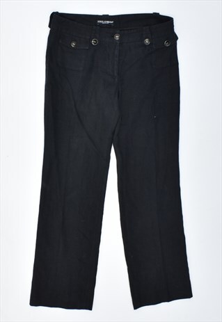VINTAGE 90'S DOLCE & GABBANA TROUSERS BLACK