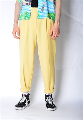 VINTAGE 90S UNISEX YELLOW PANTS