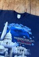 NAVY USA PRINT T - SHIRT