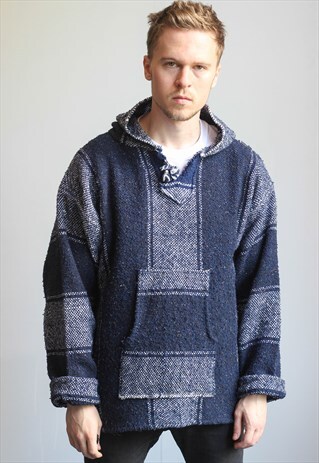VINTAGE BAJA MEXICAN HOODIE