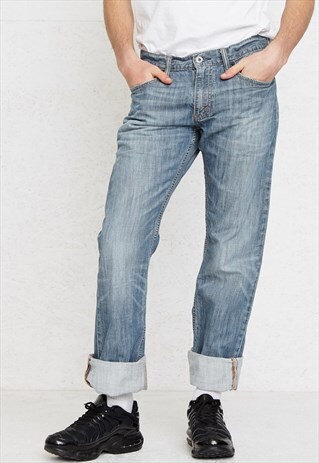 VINTAGE BLUE LEVI'S 514 FIT DENIM JEANS