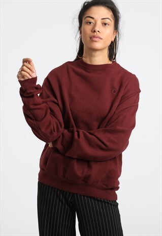 90S CHAMPION EMBROIDERED LOGO SWEATSHIRT