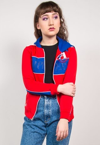 ADIDAS RED LA CLIPPERS TRACKSUIT JACKET NBA