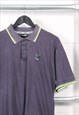 Vintage Puma King Polo Shirt in Navy Short Sleeve Tee XL