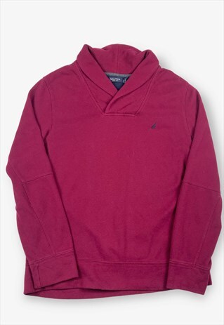 VINTAGE NAUTICA SHAWL COLLAR SWEATSHIRT LARGE BV16569