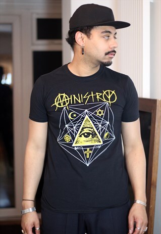 VINTAGE 90S MINISTRY BAND MERCH T-SHIRT