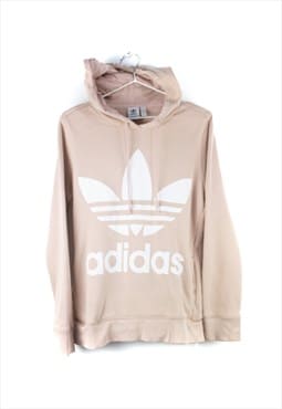 Vintage Y2K Adidas Logo Hoodie in Pink S