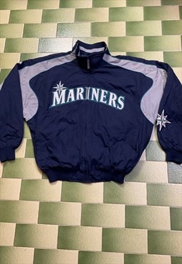 Vintage MLB Seattle Mariners Dugout Jacket Fleece Lined