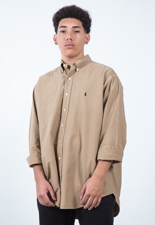 VINTAGE 80S CLASSIC POLO RALPH LAUREN SHIRT/ 0234