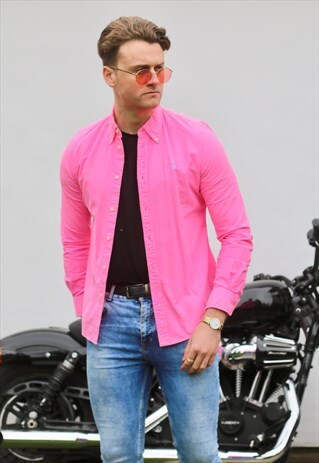 RALPH LAUREN USA HOT PINK VINTAGE SHIRT