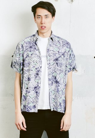 VINTAGE 90S PATTERNED SHIRT