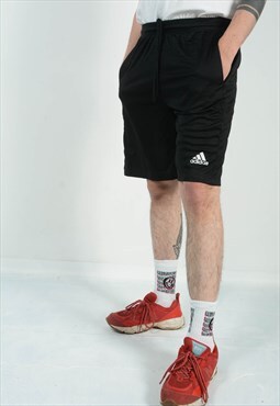 Y2K Adidas Shorts Black Sports Basketball Size L