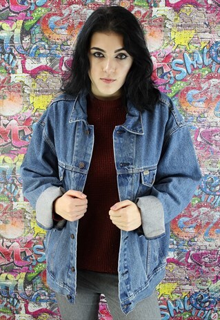 VINTAGE 80S MID BLUE LEVI'S DENIM JACKET. UNISEX.