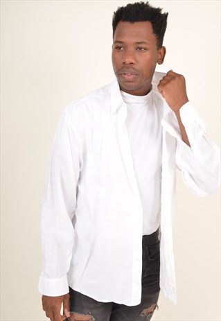 VINTAGE 90'S OVERSIZE SHIRT WHITE