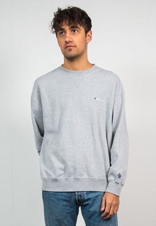 CONVERSE GREY ALL STAR SWEATSHIRT