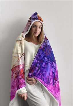 Festival & Camping Heavyweight Hooded Blanket, poly tokyo