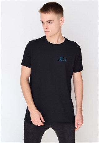 BLACK ELEPHANT (BLUE) T-SHIRT