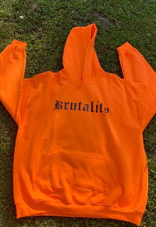 BAAD HOODIE ORANGE BRUTALITY