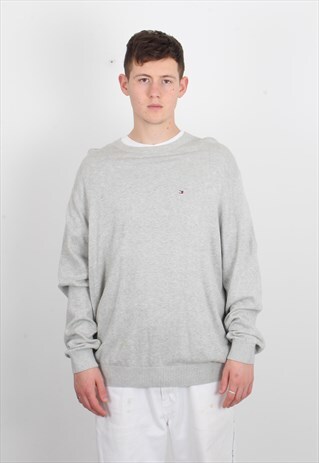 VINTAGE TOMMY HILFIGER SWEATSHIRT GREY