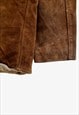 VINTAGE 70S MEN'S SCHOTT WESTERN BROWN LEATHER JACKET