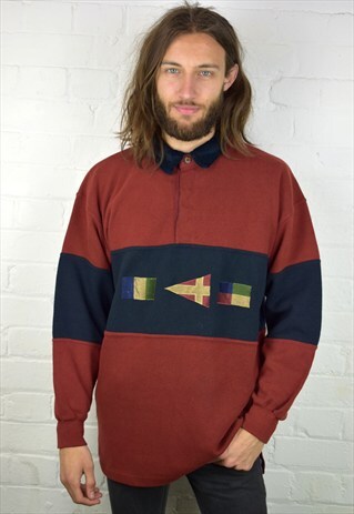 VINTAGE 90'S 1/4 BUTTON SWEATSHIRT