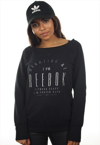 VINTAGE REEBOK SPELL OUT SWEATSHIRT JUMPER
