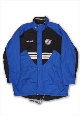 Vintage Adidas 90s SV Casino Salzburg Blue Coat Mens