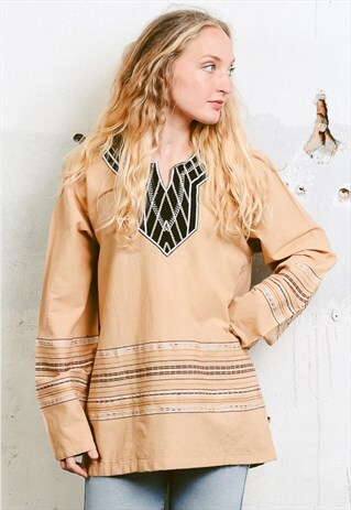 VINTAGE 70S HIPPIE TUNIC