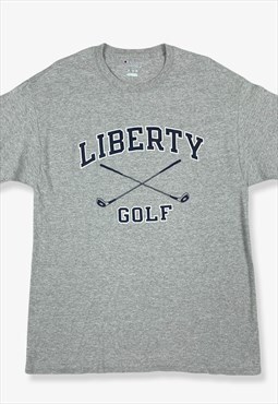 Vintage champion liberty university golf t-shirt l BV13753