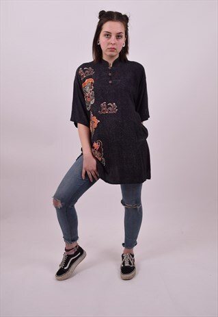 VINTAGE 80'S BALI BATIK FESTIVAL SHIRT SIZE MEDIUM