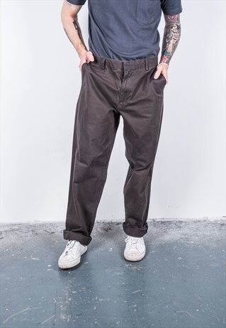 DOCKERS VINTAGE 1980S BROWN TROUSERS