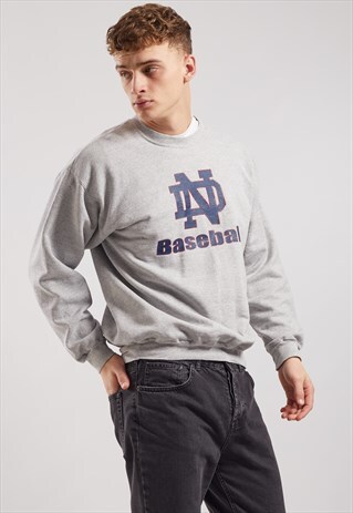 VINTAGE NOTRE DAM BASEBALL SWEATSHIRT