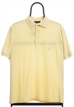 Vintage Christian Dior Yellow Polo Shirt Mens