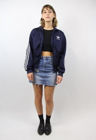 VINTAGE NAVY ADIDAS 90'S SPORTS JACKET