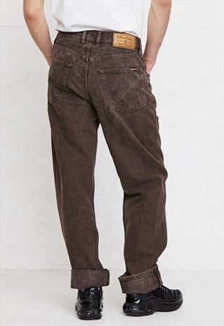 VINTAGE BROWN MARLBORO CLASSICS DENIM JEANS