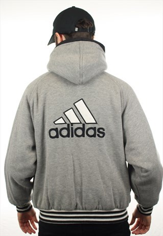 VINTAGE 90S ADIDAS REVERSIBLE COAT JACKET