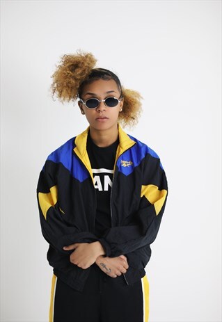 VINTAGE REEBOK SPORTS TRACKSUIT TOP WINDBREAKER JACKET
