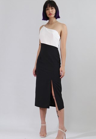 CANDANCE WEAR TO WORK ONE SHOULDER DRESS