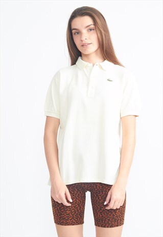 90S VINTAGE YELLOW LACOSTE POLO T-SHIRT