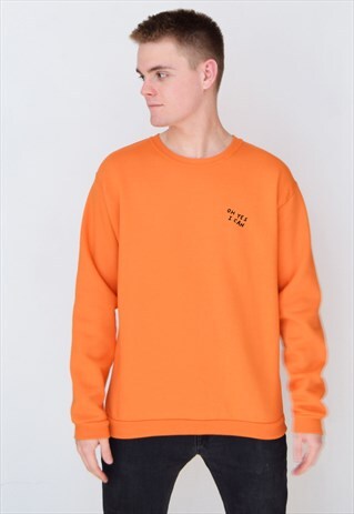 ORANGE OH YES I CAN SWEATSHIRT