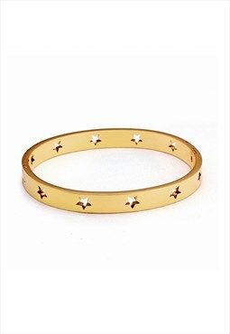 Gold Bracelet with Stars