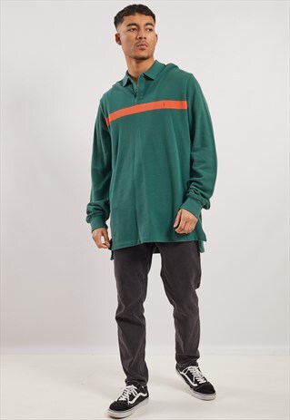 VINTAGE RALPH LAUREN LONG SLEEVE POLO TOP