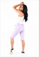 LILAC HIGH STRETCH MAGIC SHORTS
