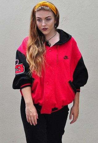 VINTAGE '90S NIKE SWEATSHIRT HOODY SPORTSWEAR SWEAT TOP