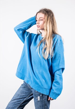 VINTAGE 1990S BLUE SWEATER