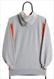 VINTAGE O LIONS GREY HOODIE WOMENS