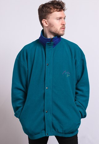 VINTAGE ZIP UP FLEECE TOP