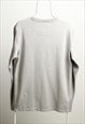 VINTAGE NAUTICA CREWNECK LOGO TOP GREY