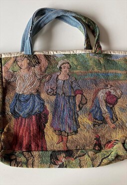 Vintage Tapestry Hand Bag