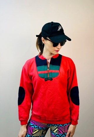 ASPEN NATURE SKI SWEATSHIRT RED SWEATSHIRT SWEATER JUMPER
